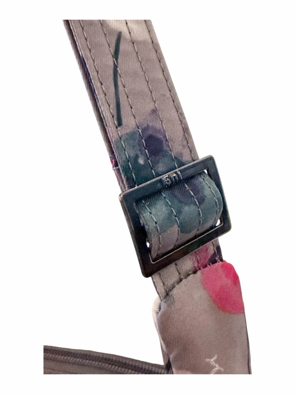 Lug Flutter Crossbody Bag Watercolor Pearl Lightweight Packable Grey Pink White - Picture 7 of 11